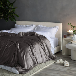 Cooling Weighted Blanket UK 6.8kg - Bamboo Blanket, Temperature Regulating, Breathable Glass Beads